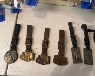 Company medallions.