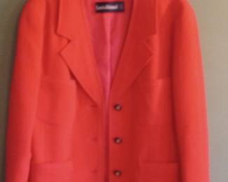 Louis Feraud Orange Blazer