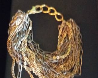 Multi-Chain Mixed Metal Bracelet