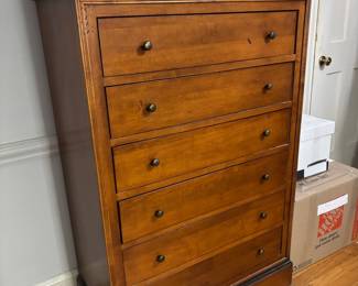 Grange Cherry Wood Tall Dresser