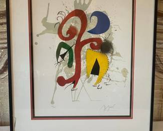 Joan Miró "Sans Titre" Lithograph