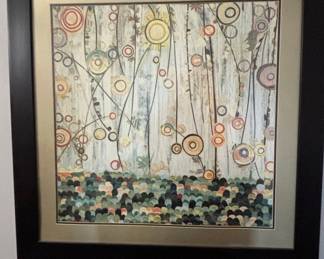 Candra Boggs "Blooming Meadow" Mixed Media Art
