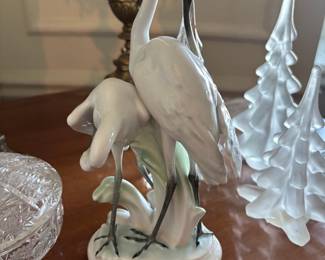 Herend Porcelain Figurine of Two Spoonbills