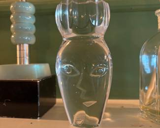 Orrefors Sweden "Ramses" Vase by Martti Rytkönen