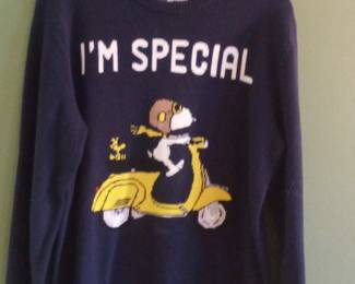MC2 Saint Barth "I'm Special" Snoopy Scooter Knit Sweater