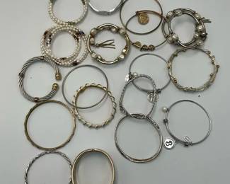 Bracelet Collection with Bangles, Beaded and Charm Styles