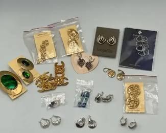 Earring Collection with Statement, Vintage and Designer Styles