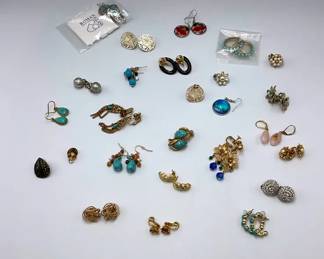 Earrings Collection with Turquoise Style Vintage Designs Pierced And Clip On Earrings
