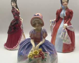 Royal Doulton Royal Worcester Lady Figurines