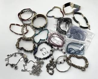 Mixed Bracelet Collection Bangles Beaded and Charm Styles