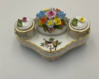 Andrea by Sadek Porcelain Spoon Rests with Bird Motif