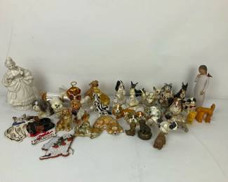 Miniature Dog Figurines Decorative Collectibles