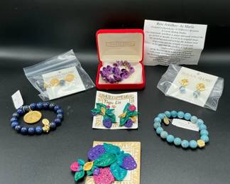 Designer Jewelry Lot Susan Shaw Jennifer Moore Rose Jewelry Tige Li