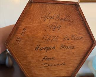 Irish Folk Art made in prison camp during The Troubles 