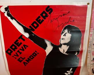 Signed Pretenders poster!