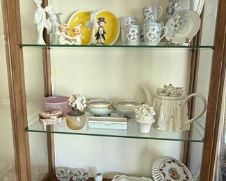 Assorted Porcelain Figurines and Tableware Collection, including Noritake Azalea and Rosenthal