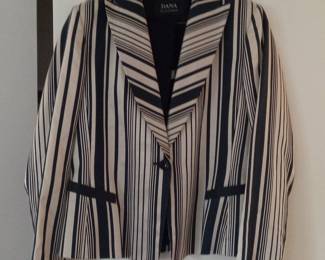 Dana Buchman Striped Blazer