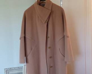 Hervé Benard Camel Wool Coat
