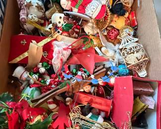 Assorted Vintage Christmas Ornaments