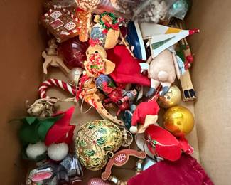 Assorted Christmas Ornaments Collection