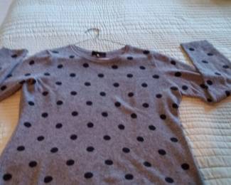 Cashmere Charter Club Luxury Polka Dot Sweater