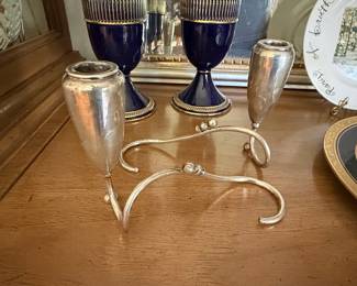 Sterling Silver Candlestick Holders