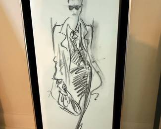 Fashion Illustration by "Motley" (Likely Antonio Lopez)