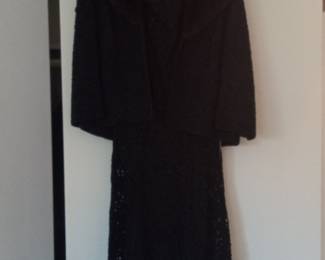 Regalia "Ribbon Knit" Dress and Jacket Set