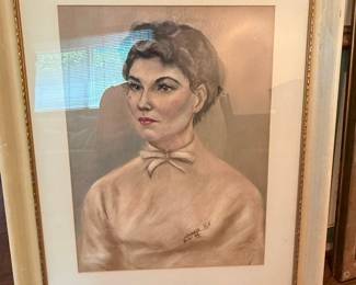 Portrait of a Woman with a Bow Tie Collar