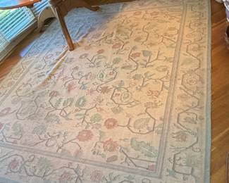 Oushak Floral Area Rug