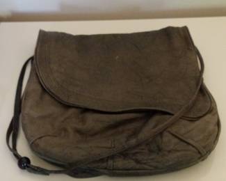 Vintage Suede Hobo Bag