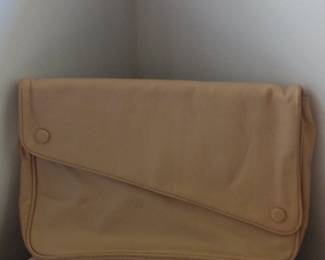 The Row Leather Envelope Clutch