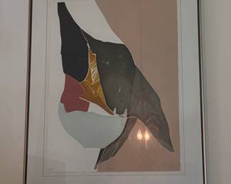 Abstract Lithograph by Peter Max