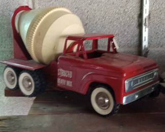 Structo Ready Mix Cement Mixer Truck Toy