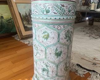 Guarnacci "Portoghese" Majolica Umbrella Stand