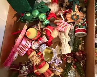 Assorted Vintage & Collectible Christmas Ornaments Collection