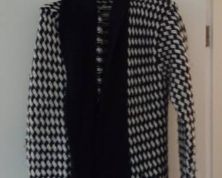 Houndstooth Pattern Cardigan