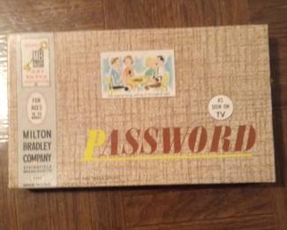 Milton Bradley Password Board Game - 1962 1st Edition