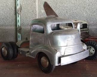 Smith Miller "Silver Streak" Stake Truck Toy