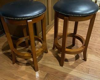 Black set swivel stools sold separately $89 ea plus tax H-24"