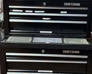 Black Craftsman 3 Piece Rolling Tool Storage