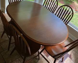 Oval Table And 6 Chairs