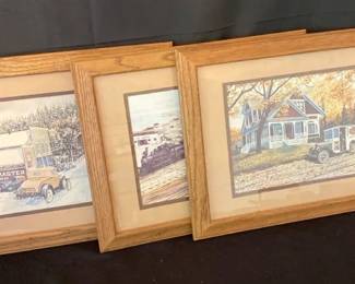 Framed Vintage Scenes