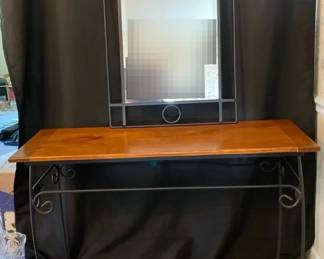 Console Table And Mirror
