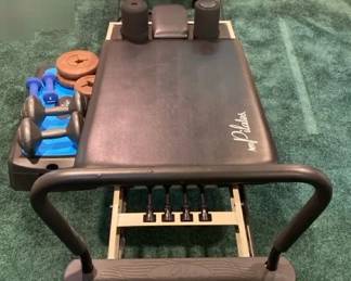 001 AeroPilates Premier Reformer, Bench And Free Weights