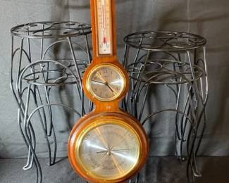 Plant Stands. Howard Miller Barometer And Thermostat