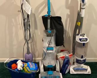 Hoover Smart Wash, Shark Mop And Vacuum, Cleaning Supplies And Bucket