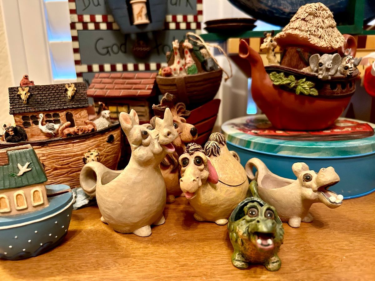 Vintage Noah’s ark figurines