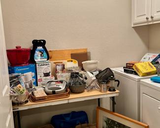 Stuffed laundry room! 