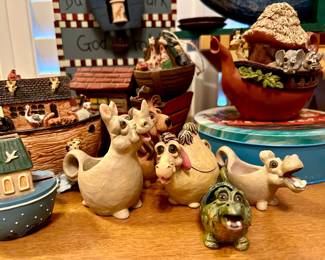Vintage Noah’s ark figurines